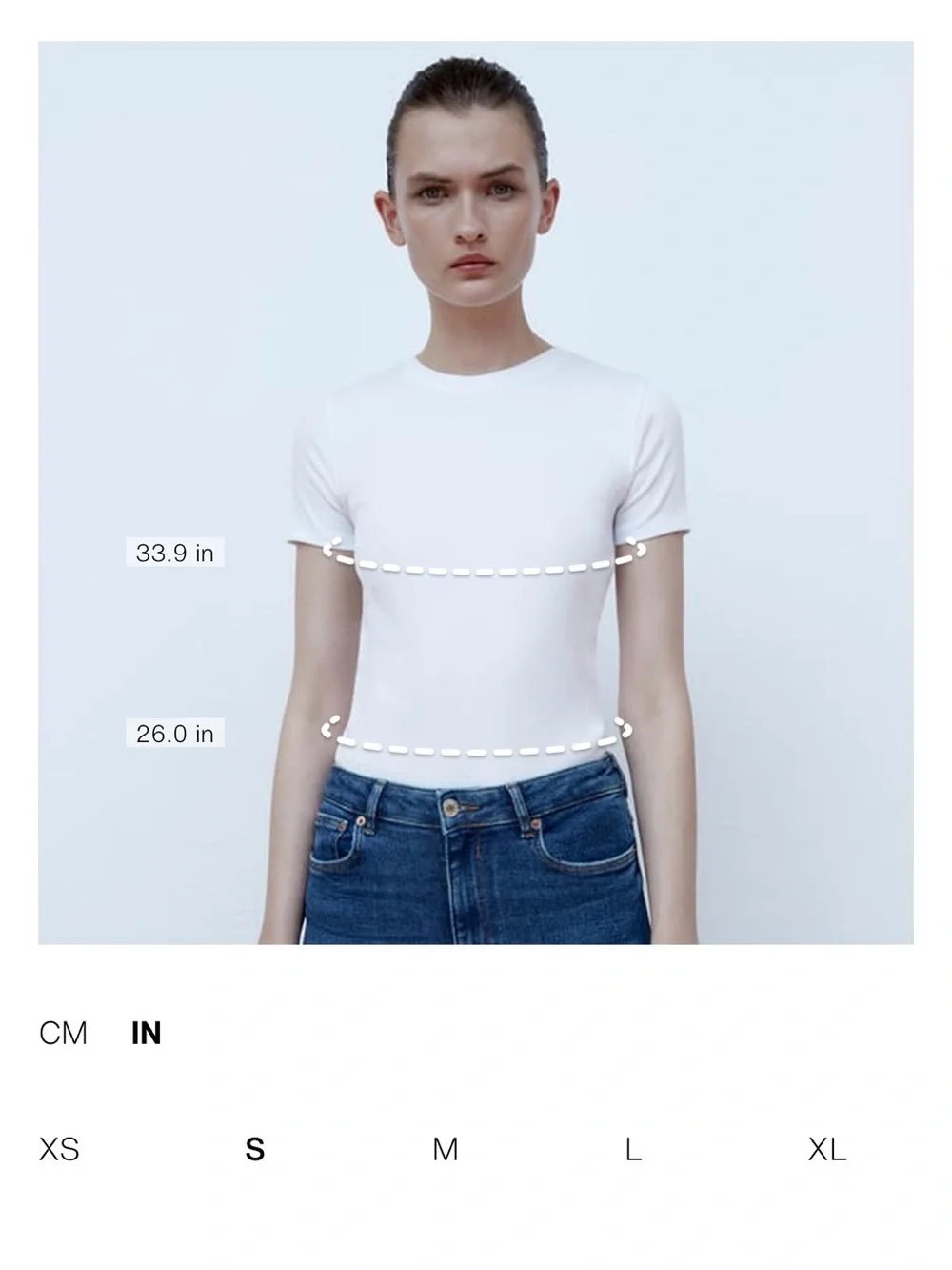 ZARA White Tomato-Print Tie-Front Puff Sleeve Top